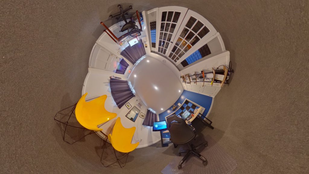 360 "Tiny Planet" view of our office.